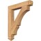 Ekena Millwork Balboa Arts & Crafts Smooth Bracket, Western Red Cedar, 3 1/2"W x 24"D x 28"H BKT04X24X28BOA03SWR - alternate 1